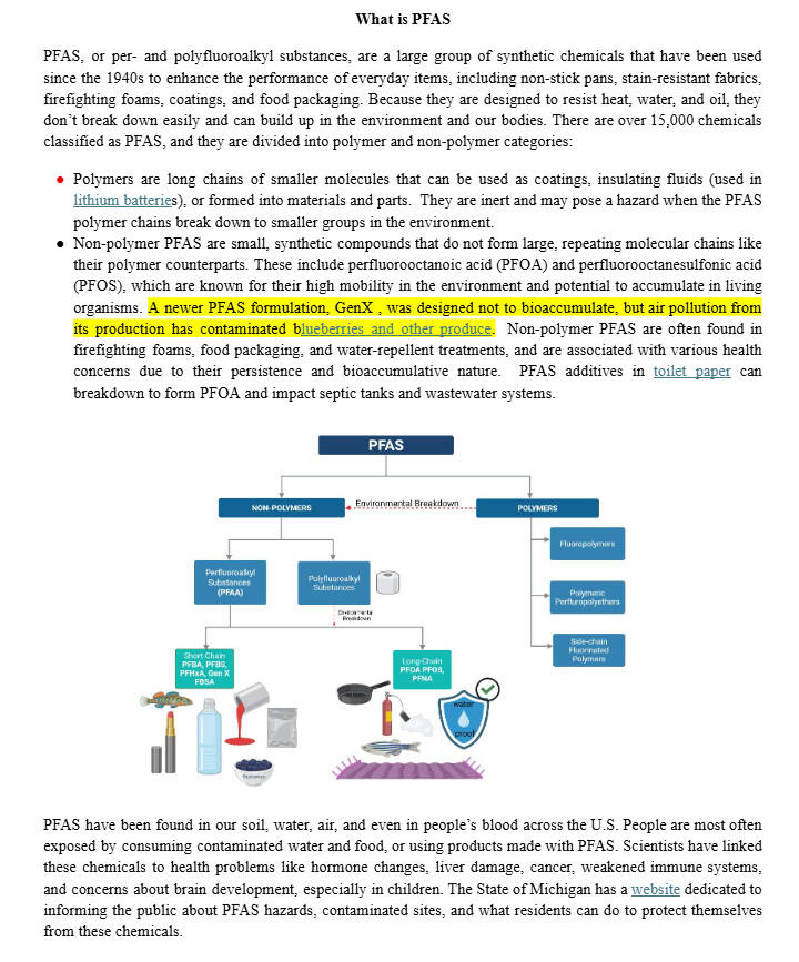 What is PFAS and long chain vs short chain